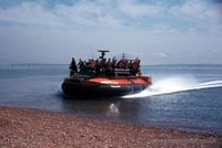 Troops standing on the outside, ready for quick disembarkation